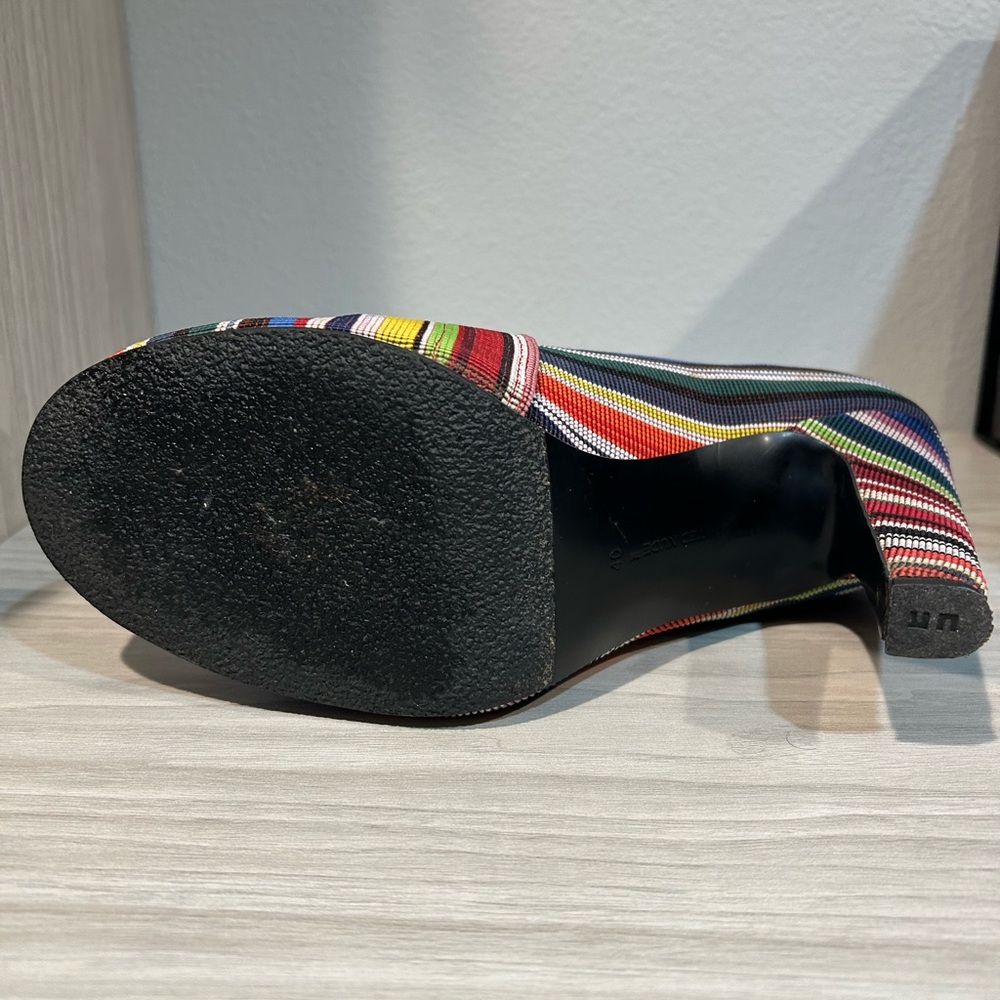 United Nude Vibrant Striped Heels